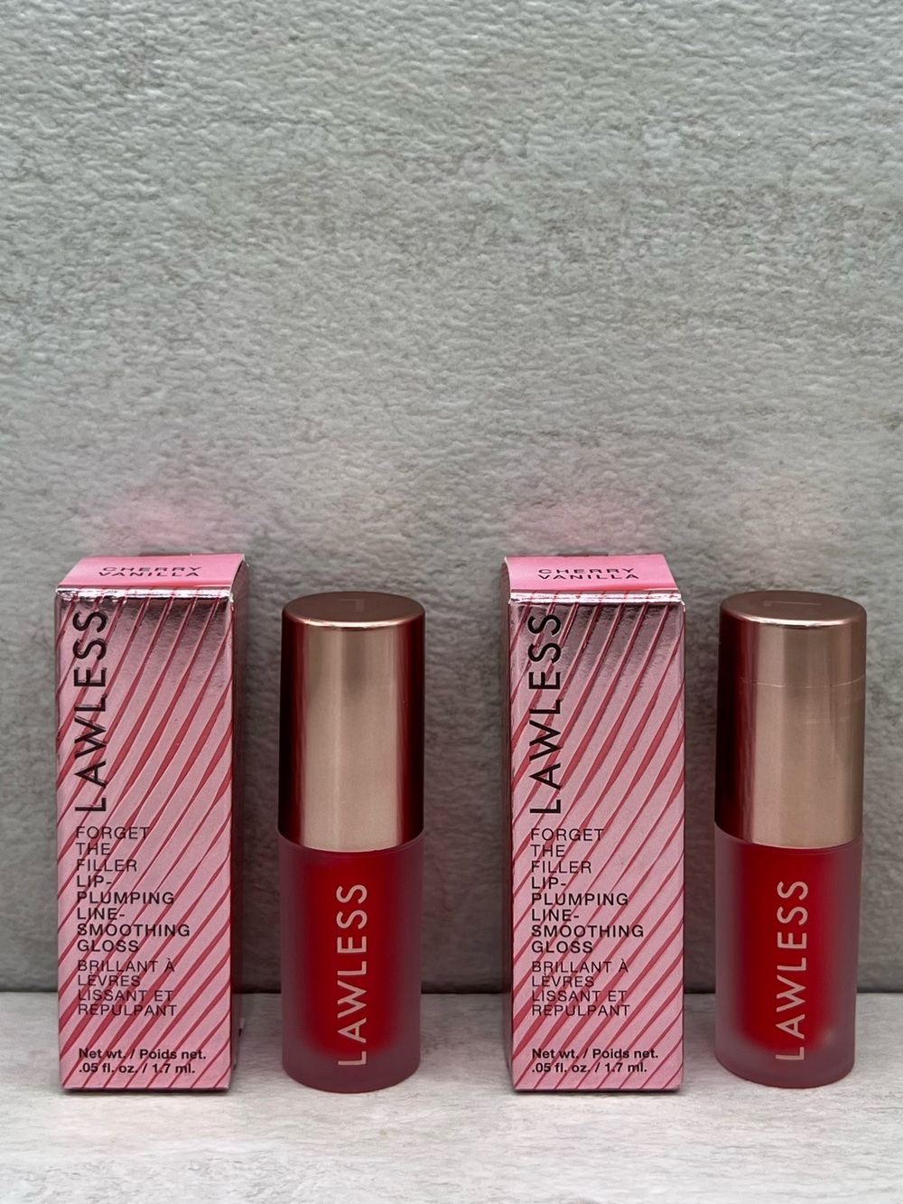☄️Two Lawless Forget the Filler Lip Plumper Glosses in Cherry Vanilla